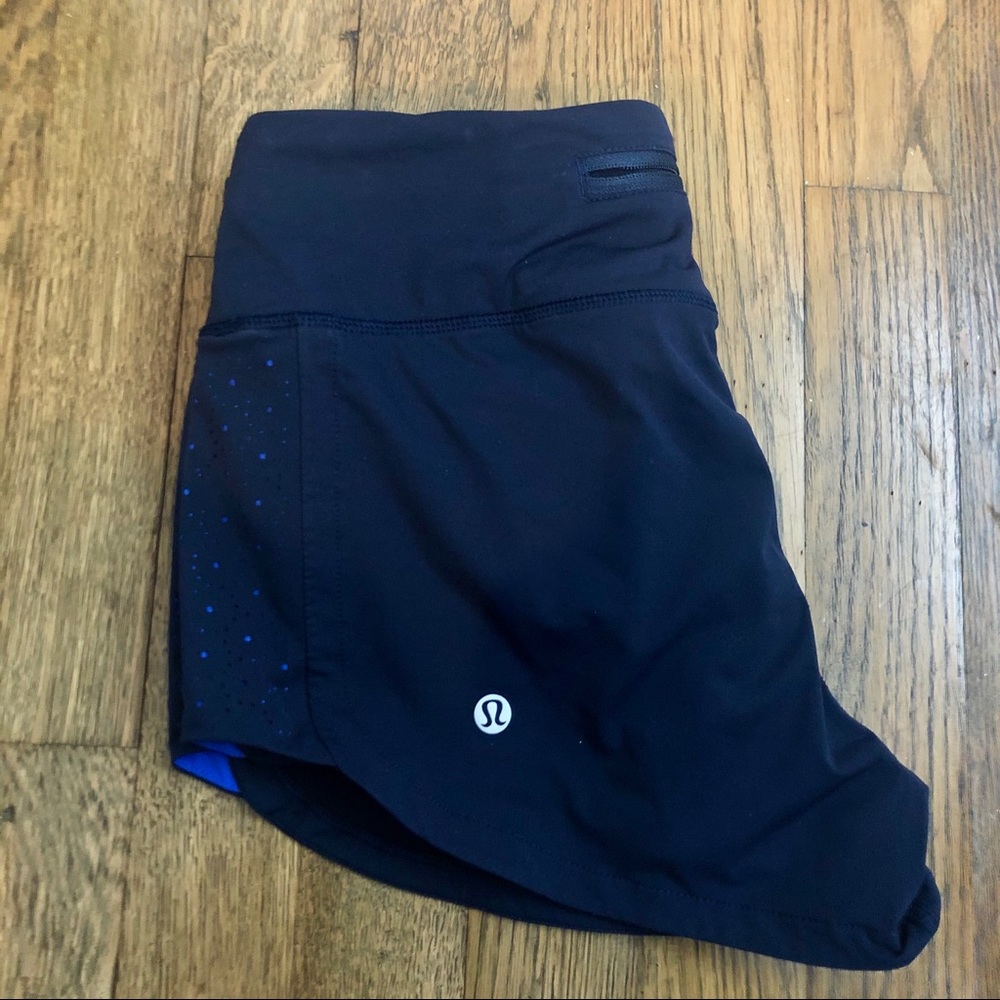 Rare navy Lululemon shorts 2.5” inseam